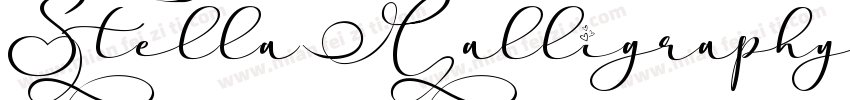 Stella Calligraphy O字体转换